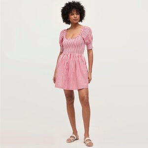 NWT The Naia Nap Dress | Cherry Stripe - Cherry Stripe
